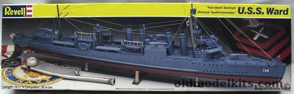 Revell 1/240 USS Ward DD139 - Four Stack Destroyer, 5023 plastic model kit